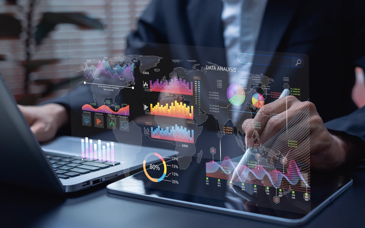 Power BI dashboard visualising business performance and operational KPIs