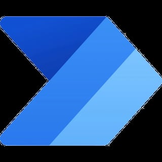 Blue chevron arrow pointing right with gradient from dark to light blue
